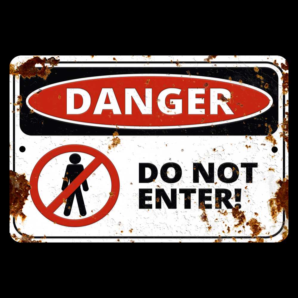 do not enter signs printable