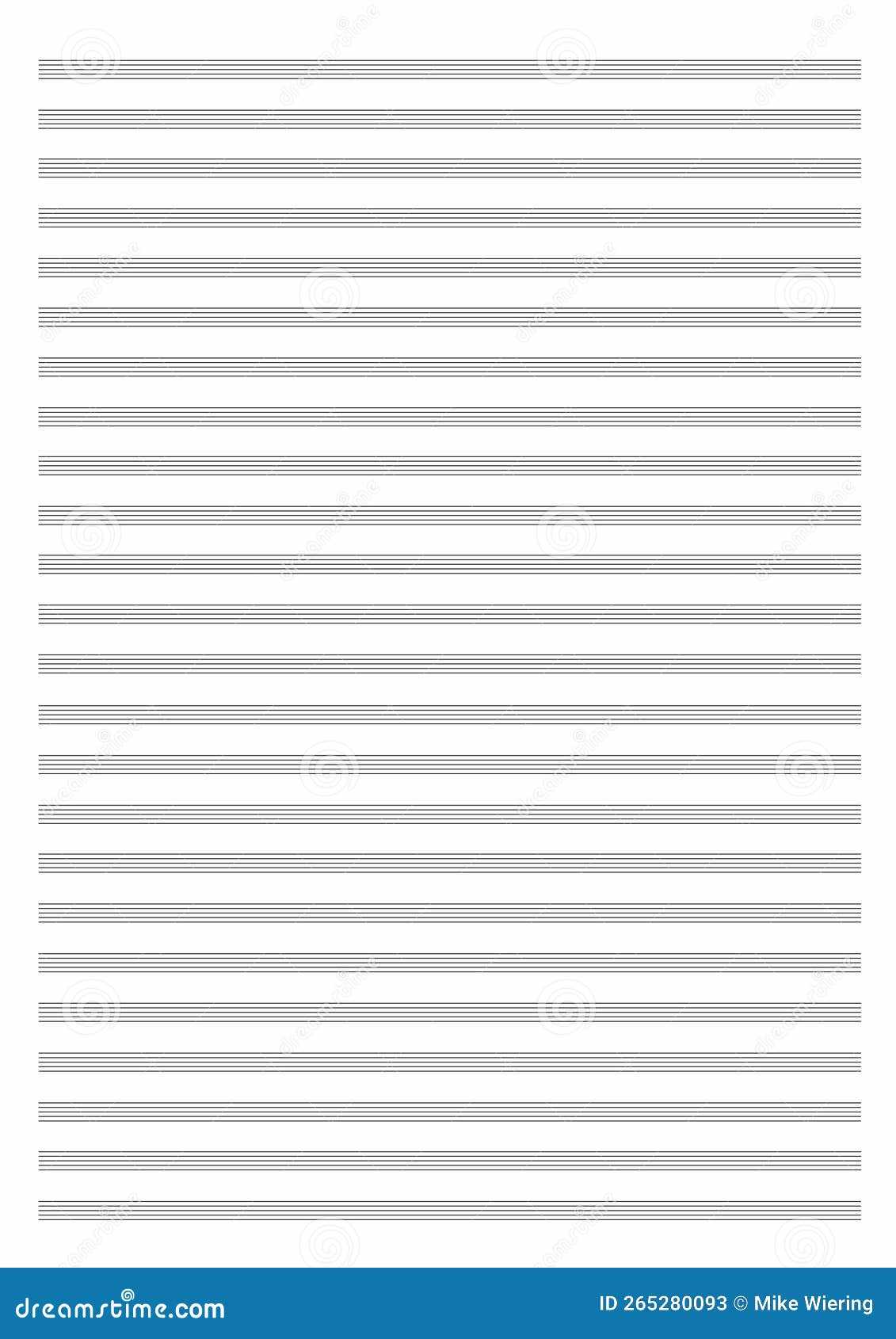 free printable sheet music blank