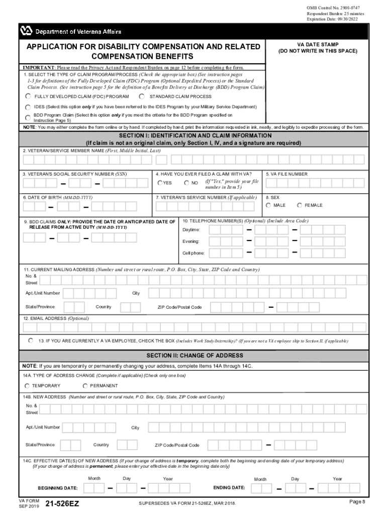va form 10 3542 printable