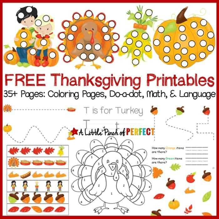 free thanksgiving day printables