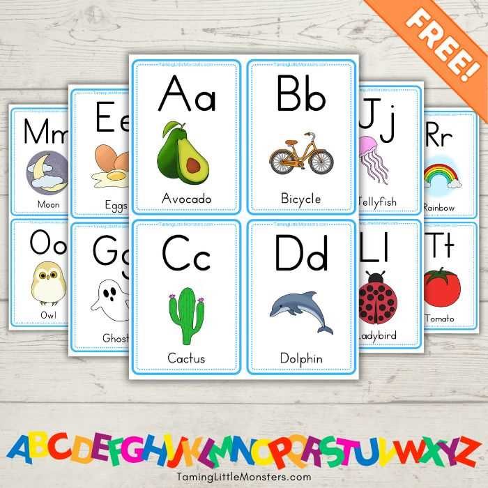 alphabet cards printable