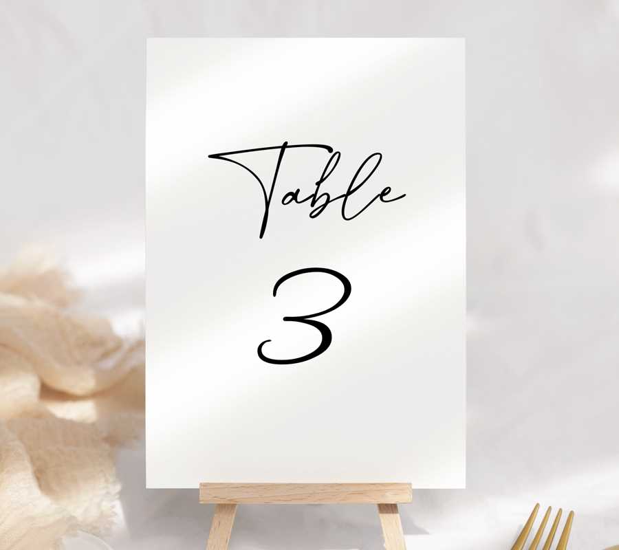 table numbers free printables