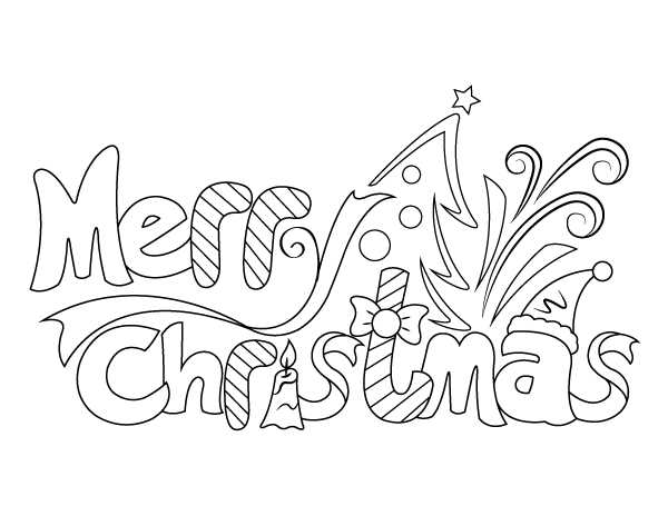 merry christmas printables