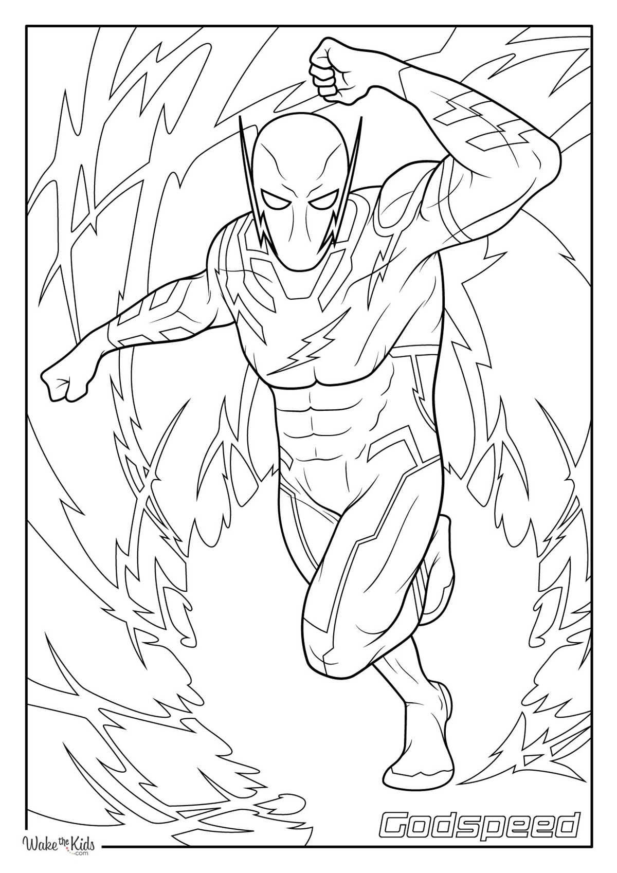 flash printable coloring pages