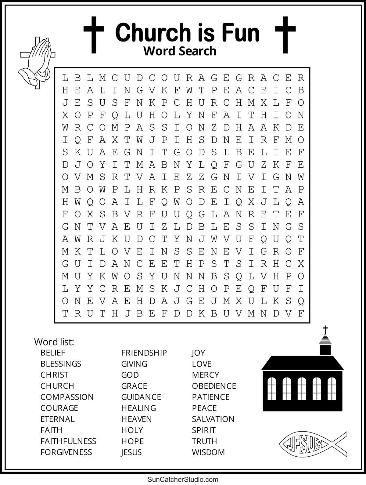 free bible word search puzzles printable
