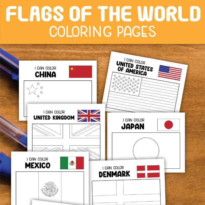 mexican flag printable coloring page