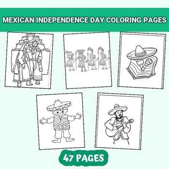 mexican flag printable coloring page