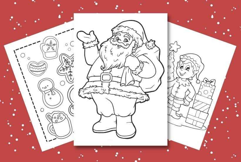 christmas coloring books printable free