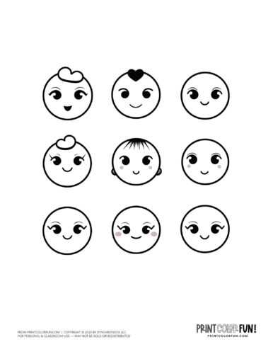 smiley face printable