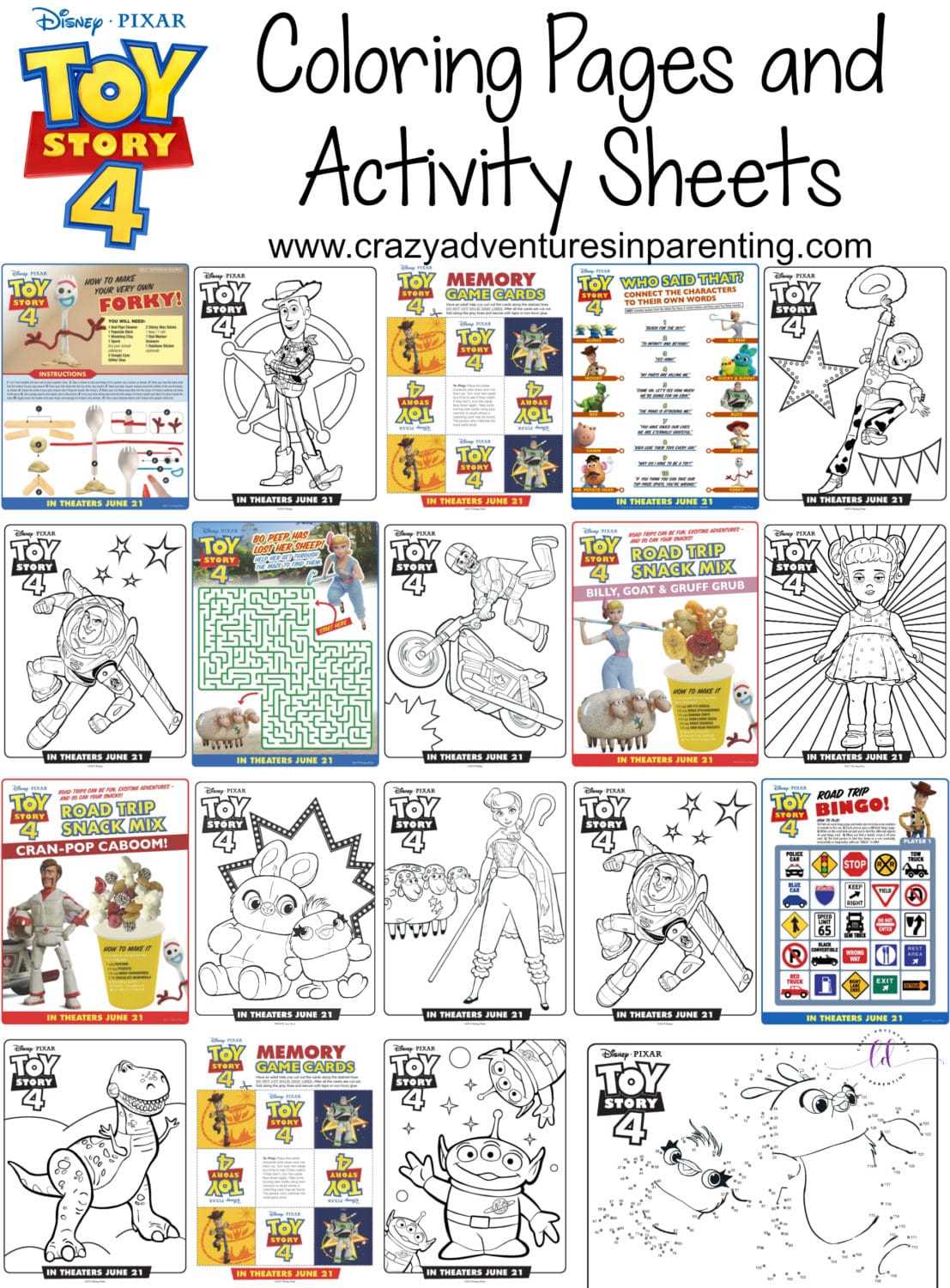 free printable coloring pages toy story