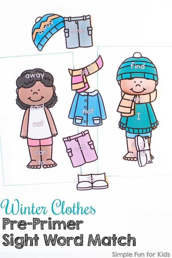 printable winter clothes