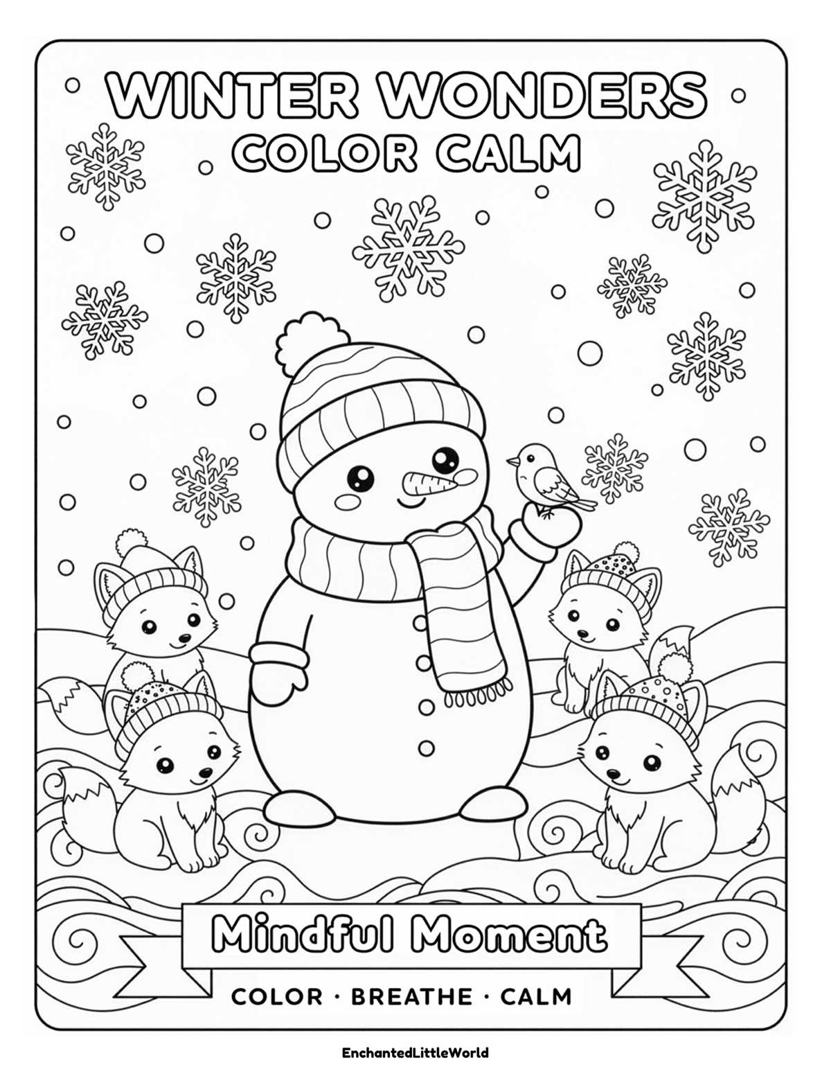mindfulness coloring printable