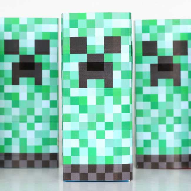 minecraft box printable