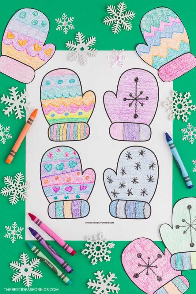 mittens free printable