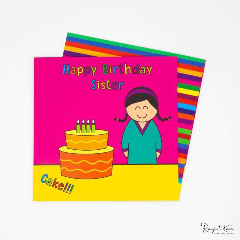 printable birthday cards for sister
