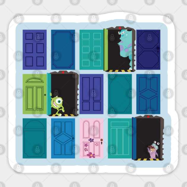 monsters inc doors printable