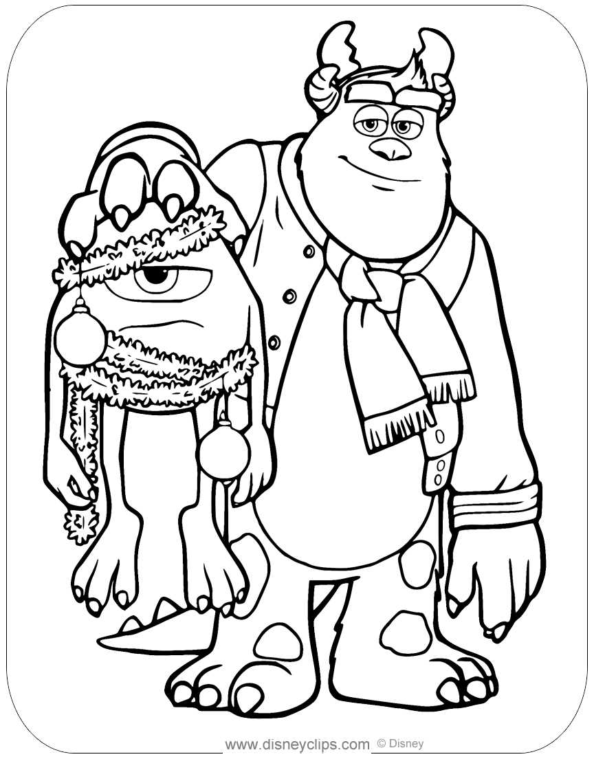 monsters inc printable coloring pages