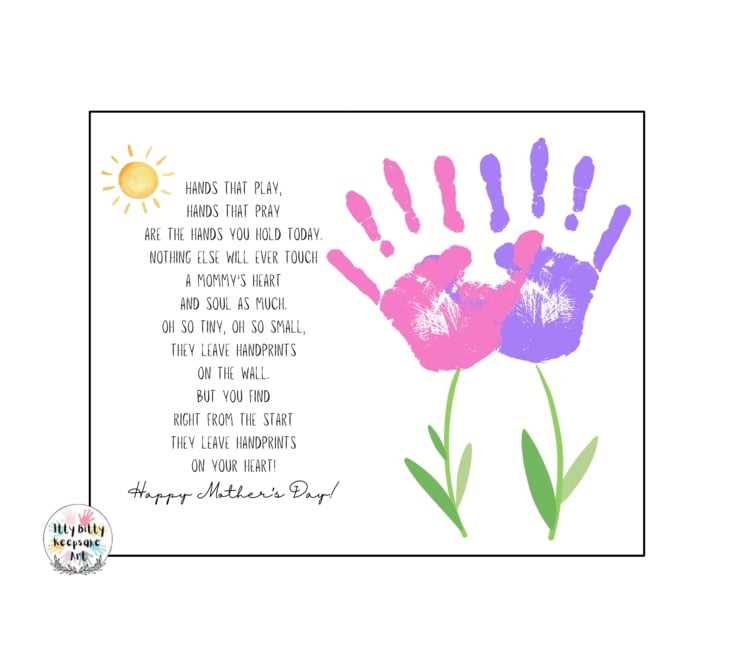 mothers day handprint printable