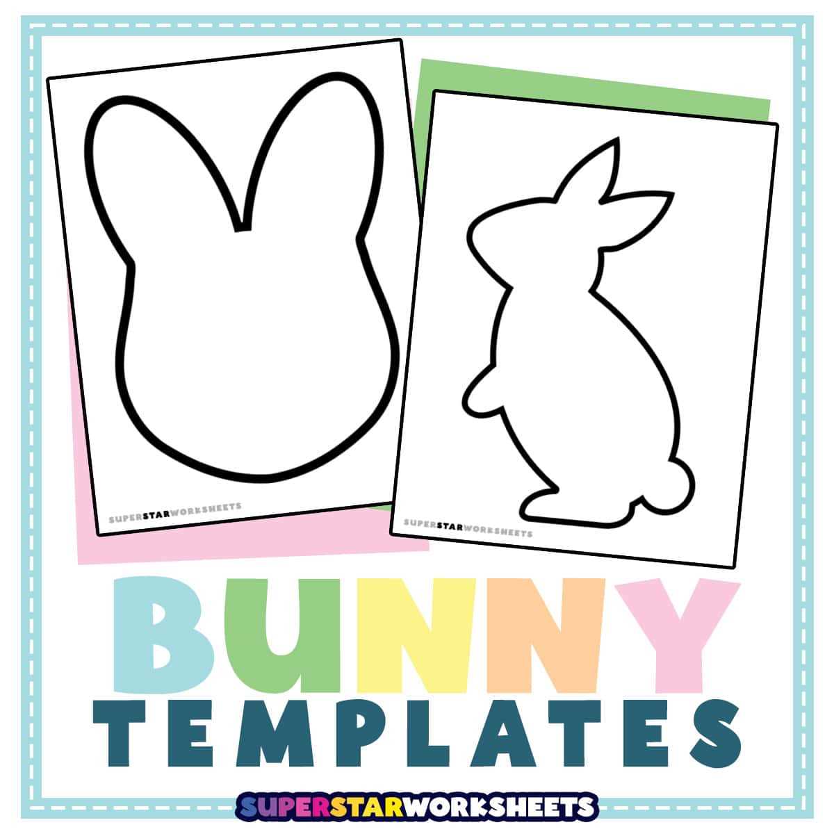 printable bunny eyes template