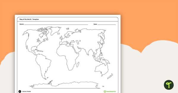 printable continents and oceans