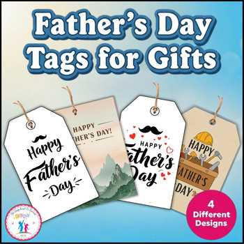 fathers day gift tags free printable