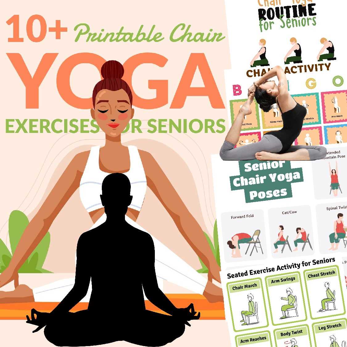 printable chair yoga exercises