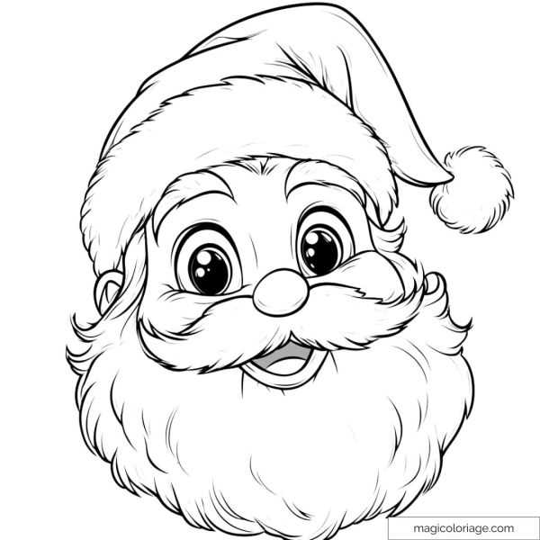santa claus printable coloring pages