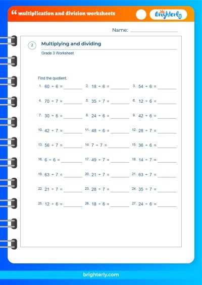 multiplication worksheets grade 3 printable