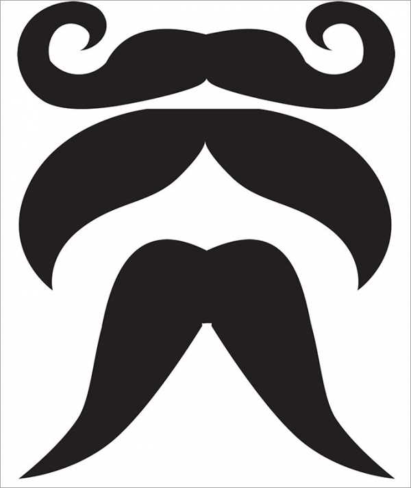 mustache printable free
