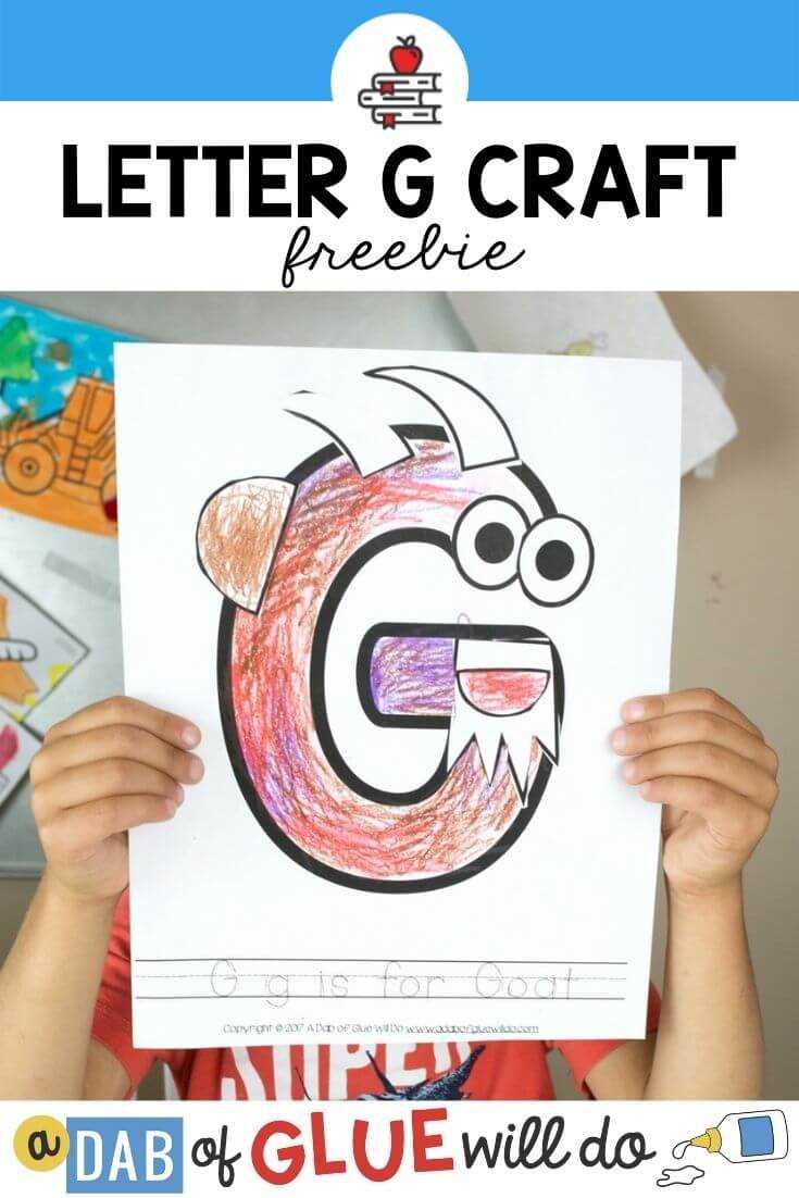 printable letter g crafts