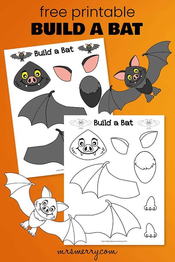 free printable bats template