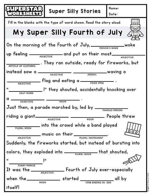 printable 4th of july