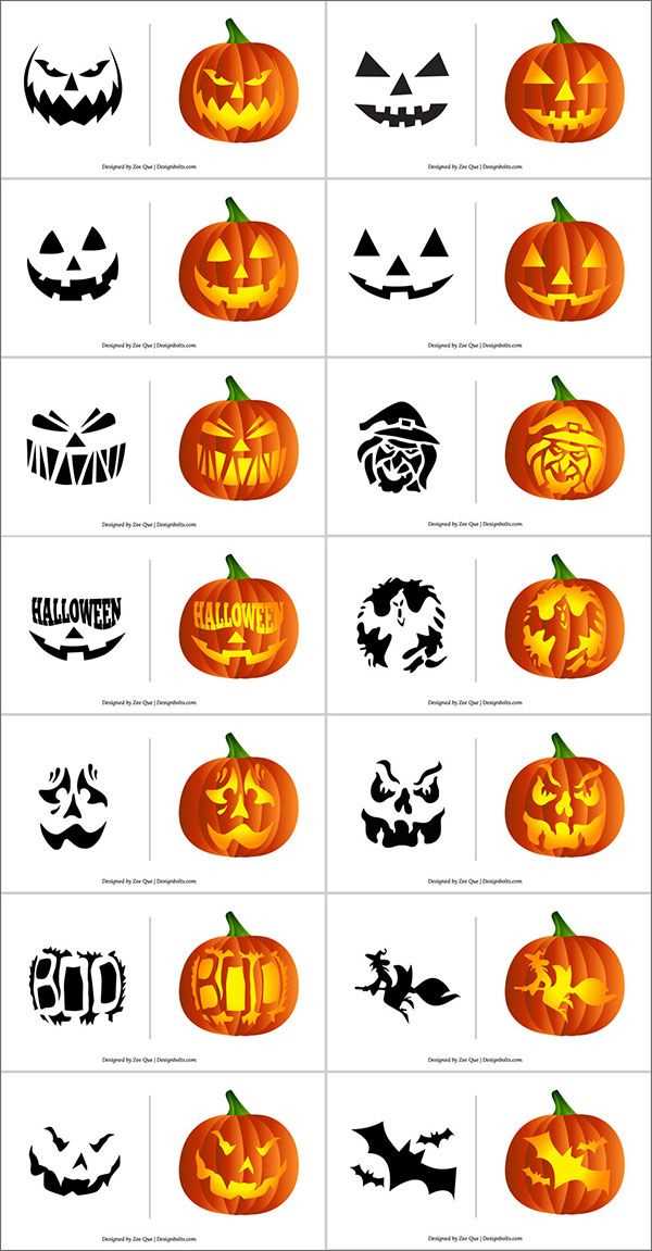 printable designs for pumpkins