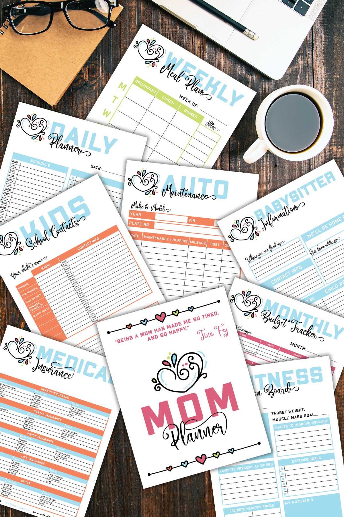 free printable organizer