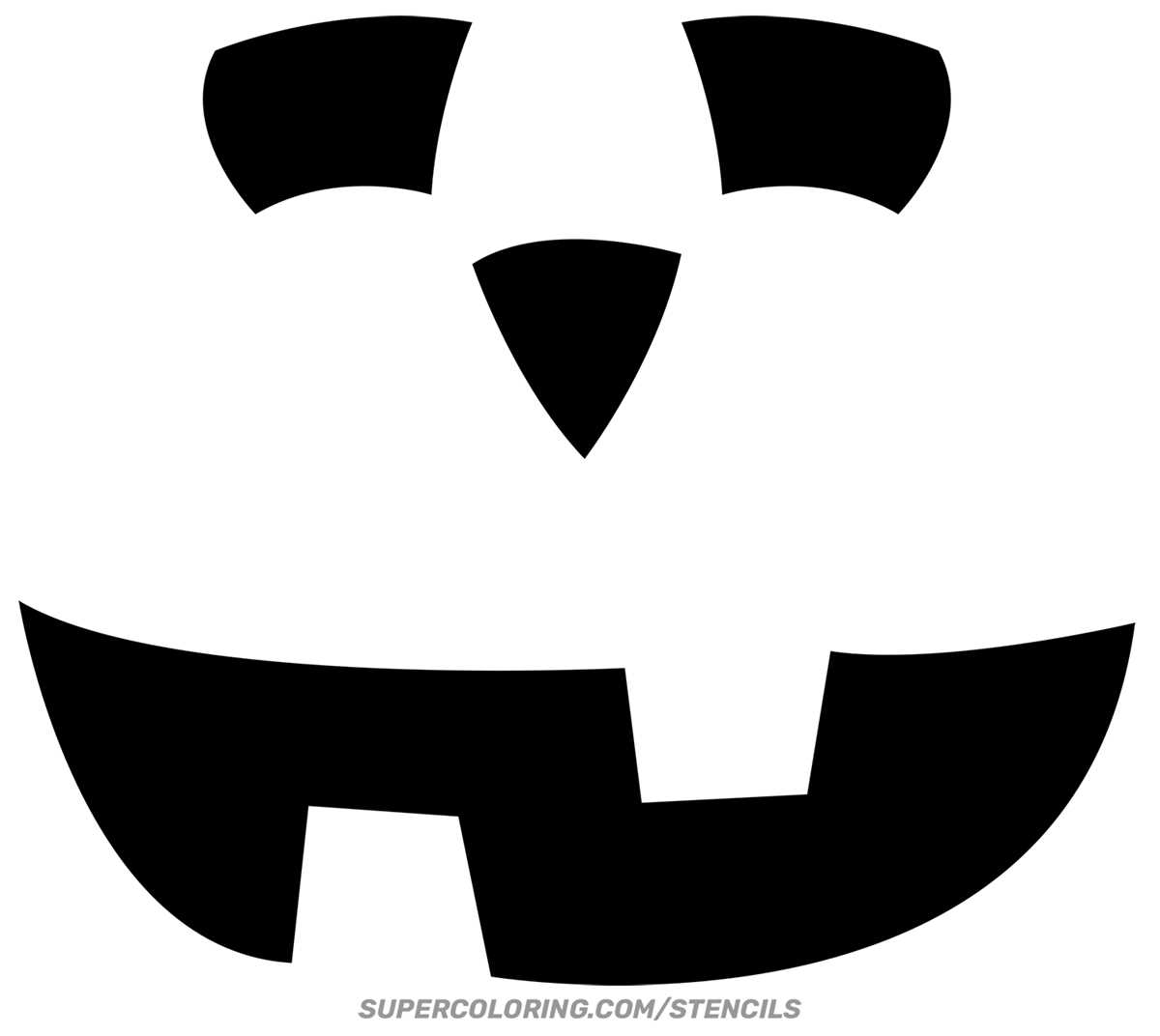 jack o lantern stencil printable