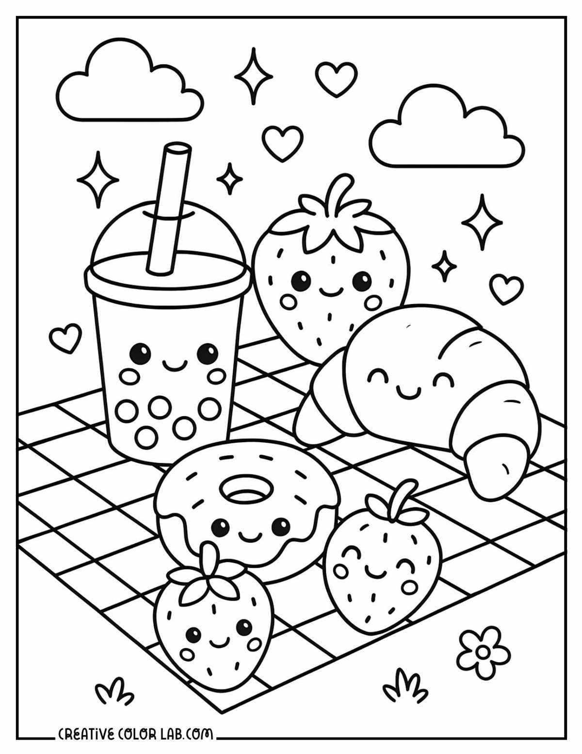 aesthetic coloring pages printable