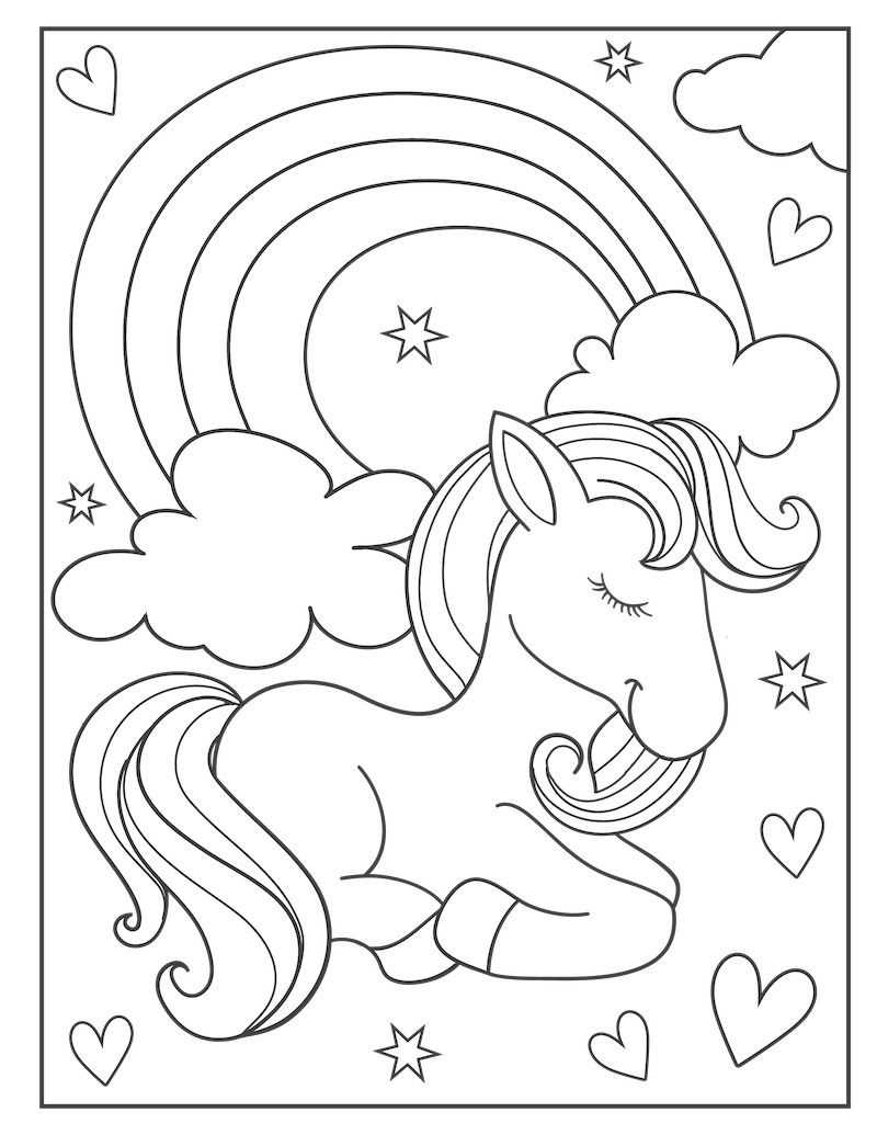 my little pony color pages printable