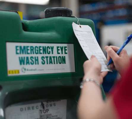 free printable eye wash station inspection sheet