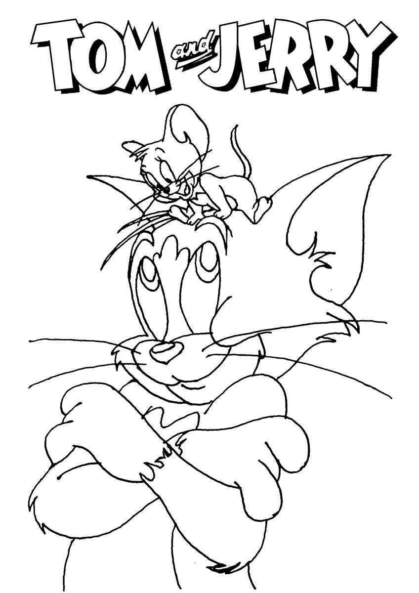tom and jerry coloring pages printable