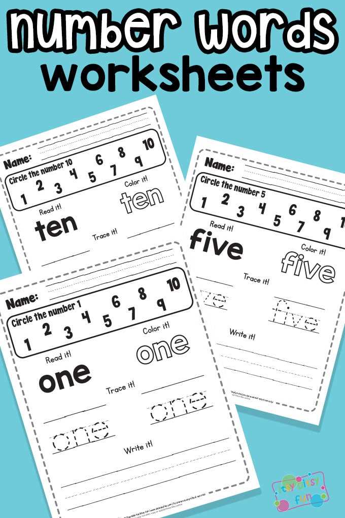 kindergarten number worksheets free printables