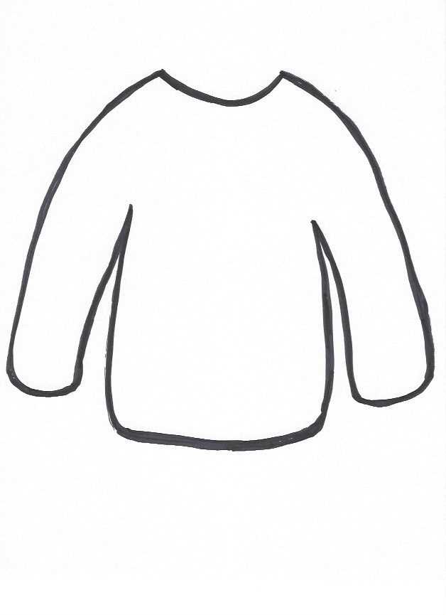 printable ugly sweater template