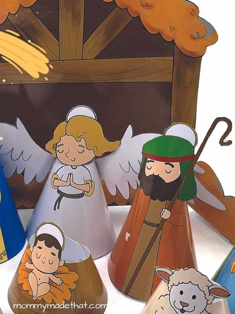 nativity scene printable