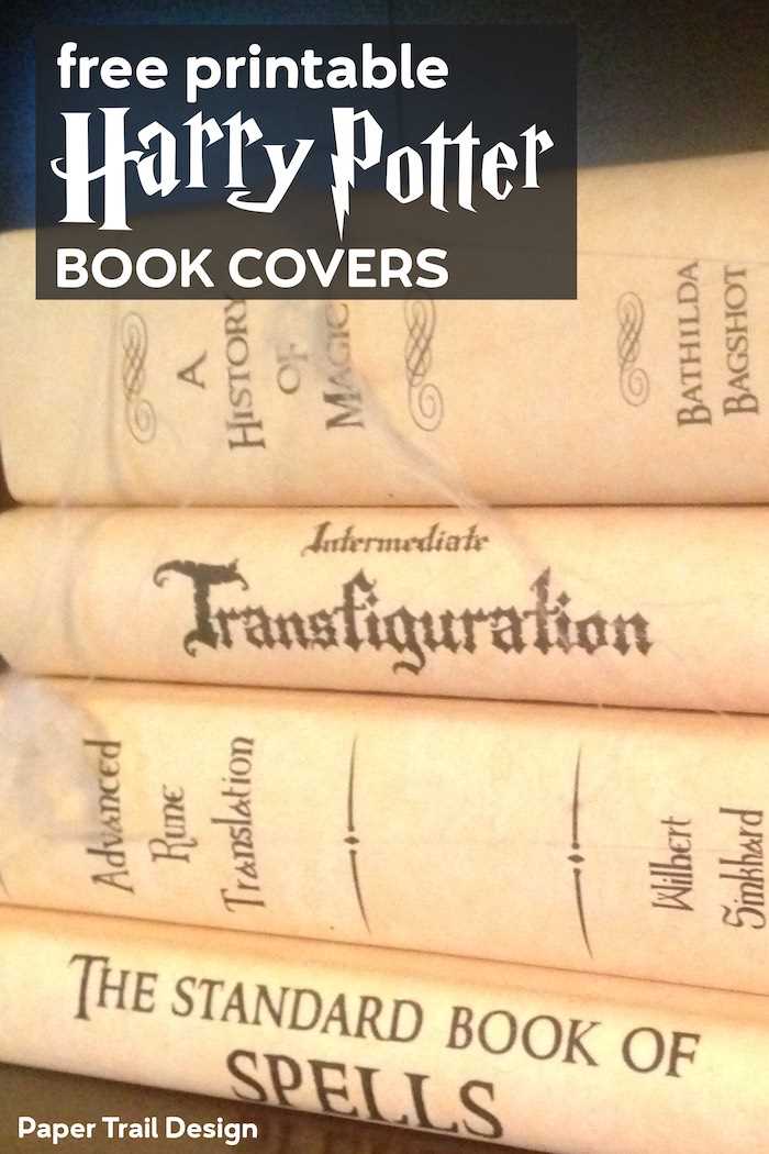 harry potter book of spells printable