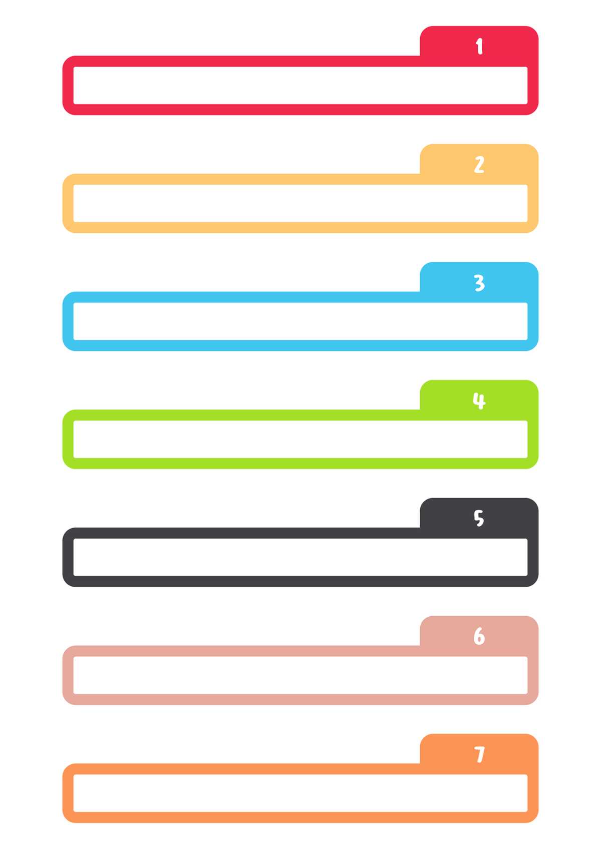 printable tabs for binders