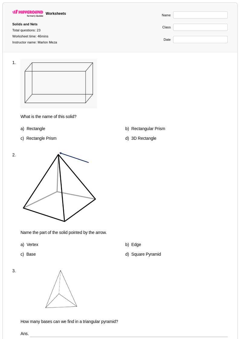 net for triangular prism printable