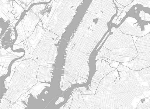 new york city map printable