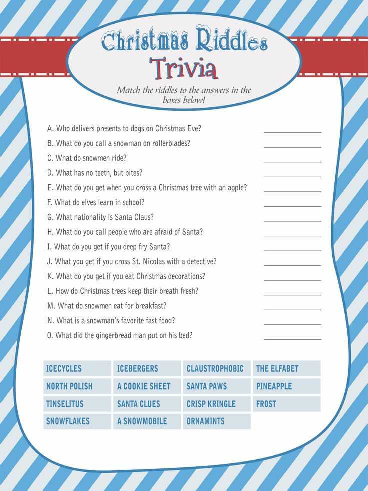 christmas bible trivia questions and answers printable