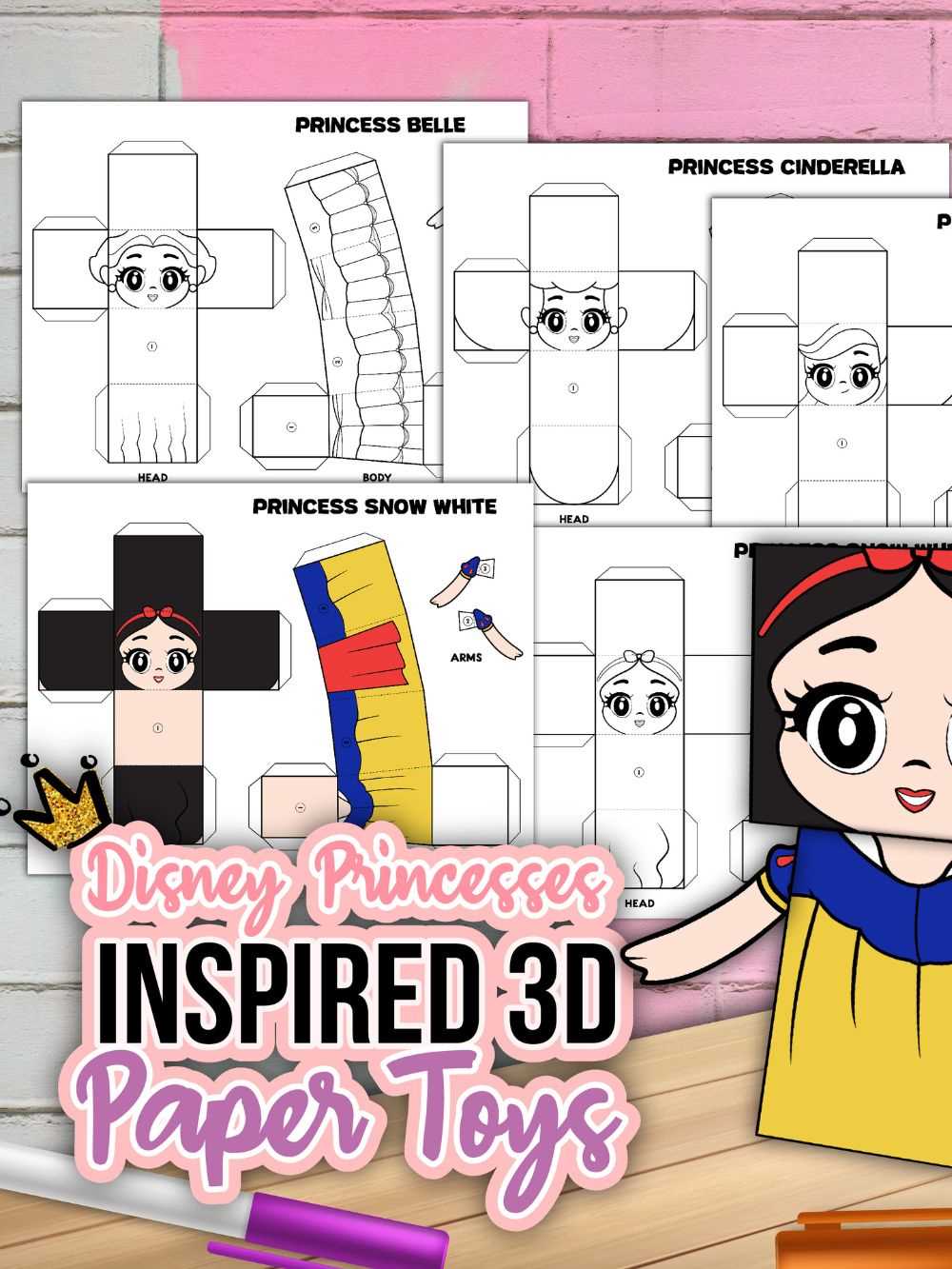 princess printable paper dolls