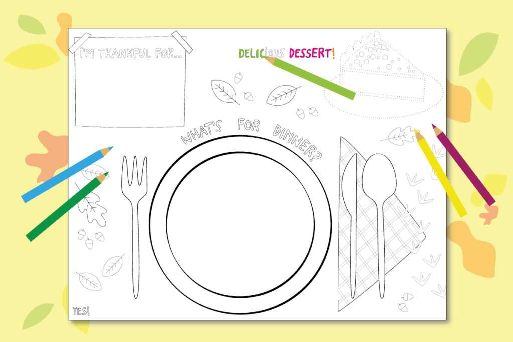 printable placemats free