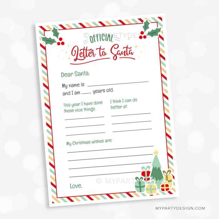 list for santa printable
